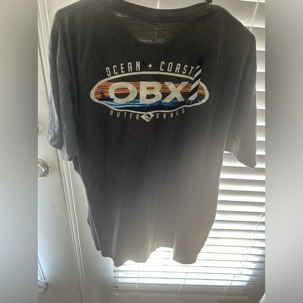 Men’s Ocean + Coast Sz L Short Sleeve OBX Shirt Barely Worn